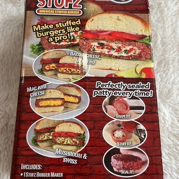 Stufz Stuffed Burger Press Hamburger Patty Maker - Picture 3 of 8